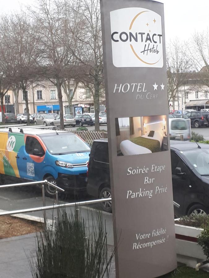 Contact Hotel Du Cerf Chateau-Gontier Exterior photo